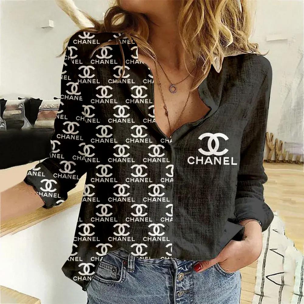 limited edition chanel women linen tshirt luxury 20231222092002072