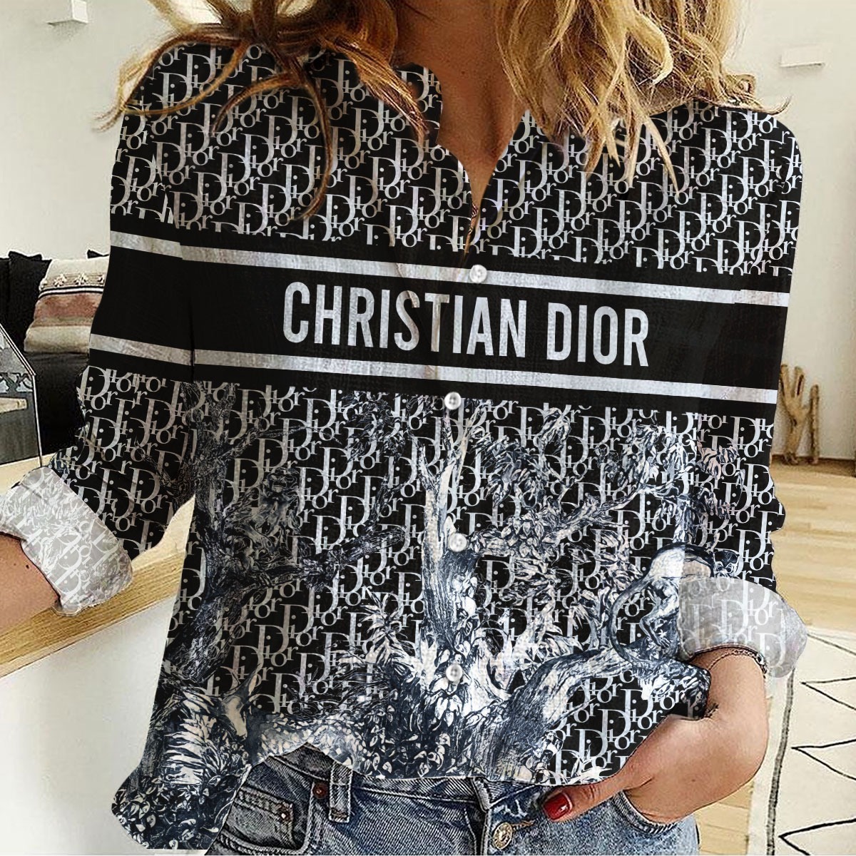 limited edition christian dior women linen tshirt luxury nhm07 20231222092034511