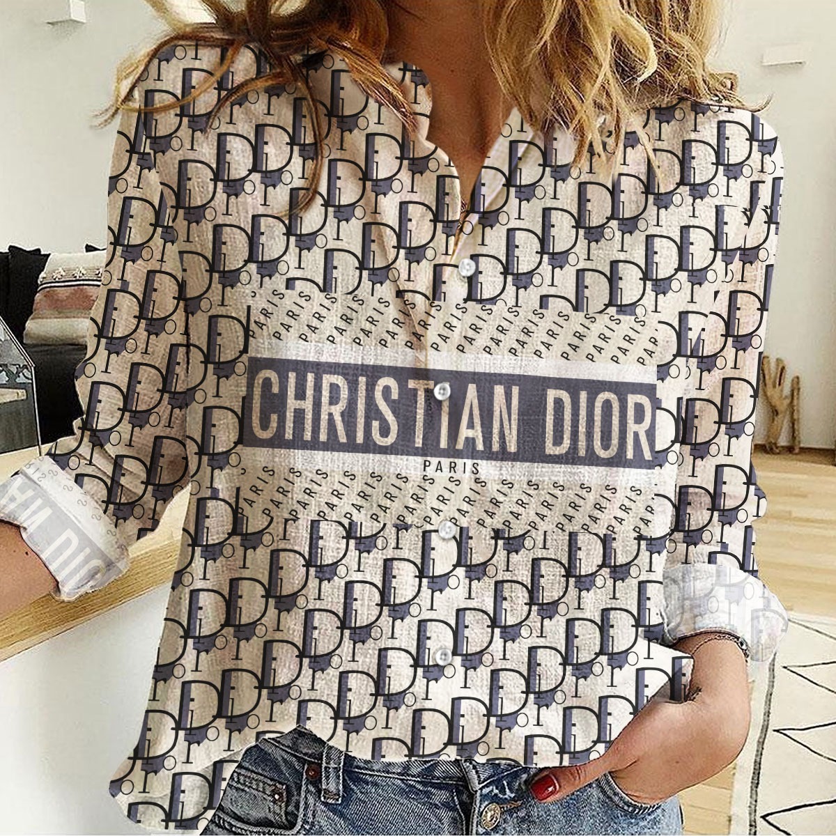 limited edition christian dior women linen tshirt luxury nhm11 20231222092044792