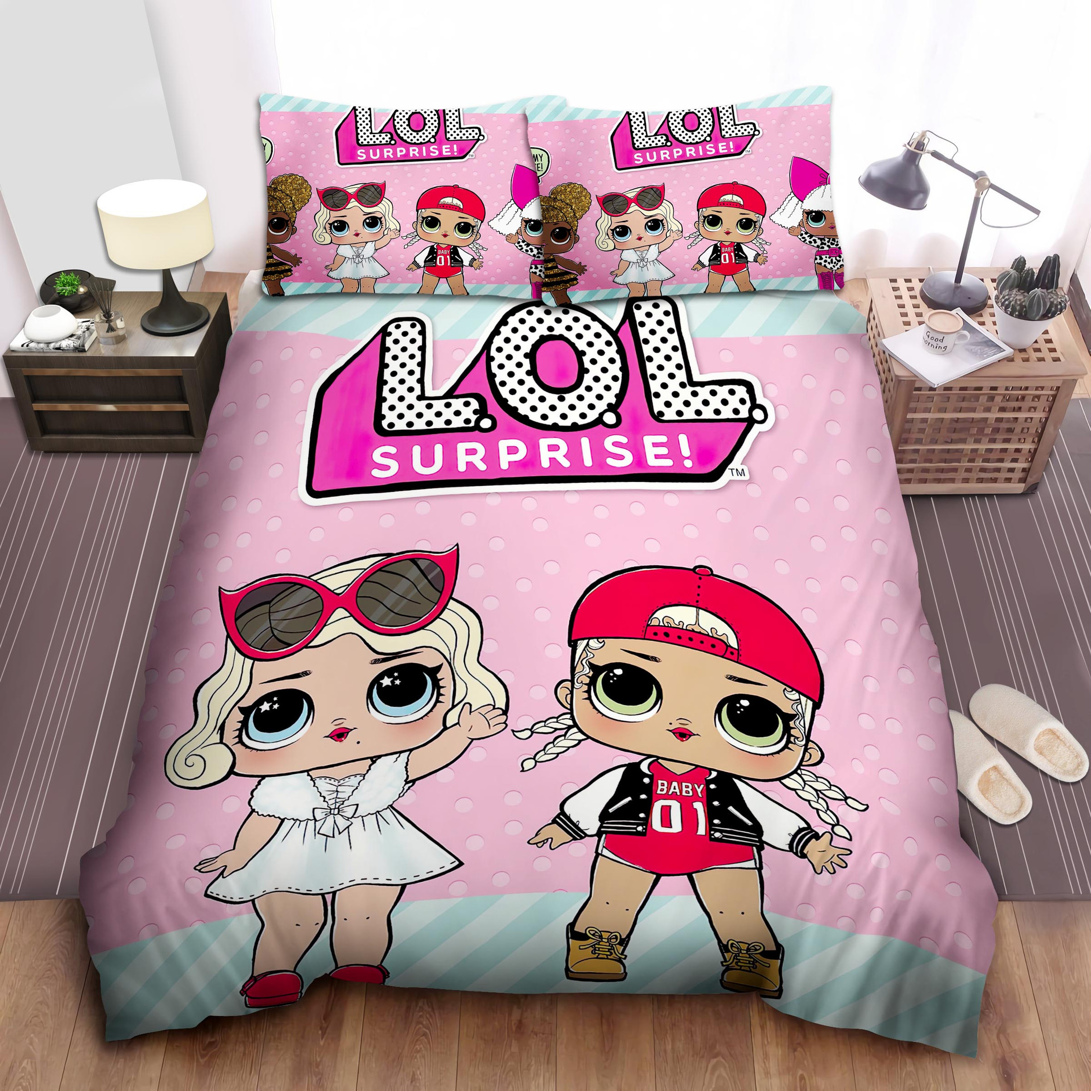 lol surprise 4 friends duvet cover bedroom sets comfortable bedding sets yuxbu