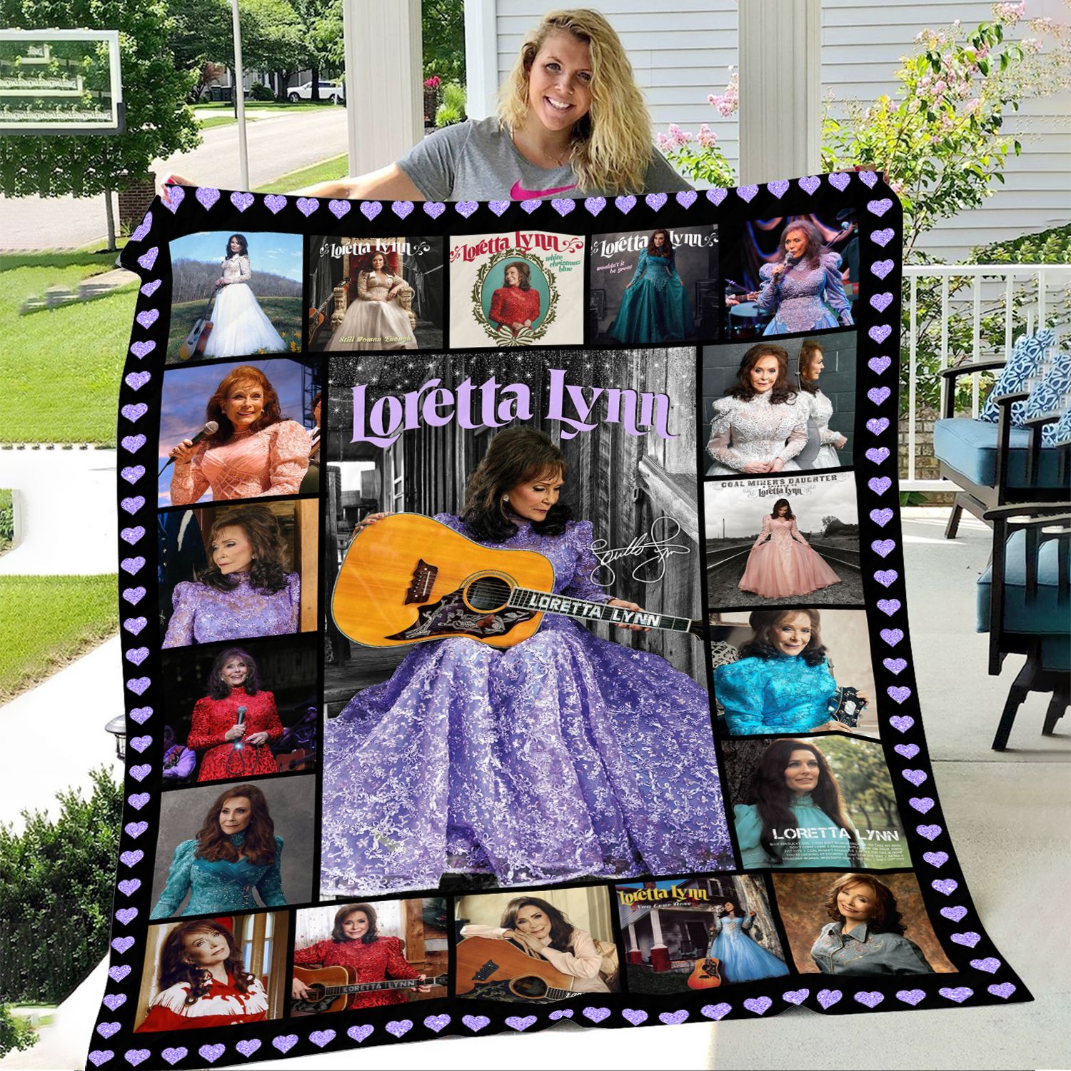 loretta lynn signature blanket rxt6j