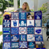 los angeles dodgers 1 quilt blanket for fans home decor gift