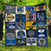 los angeles galaxy 1 quilt blanket for fans home decor gift