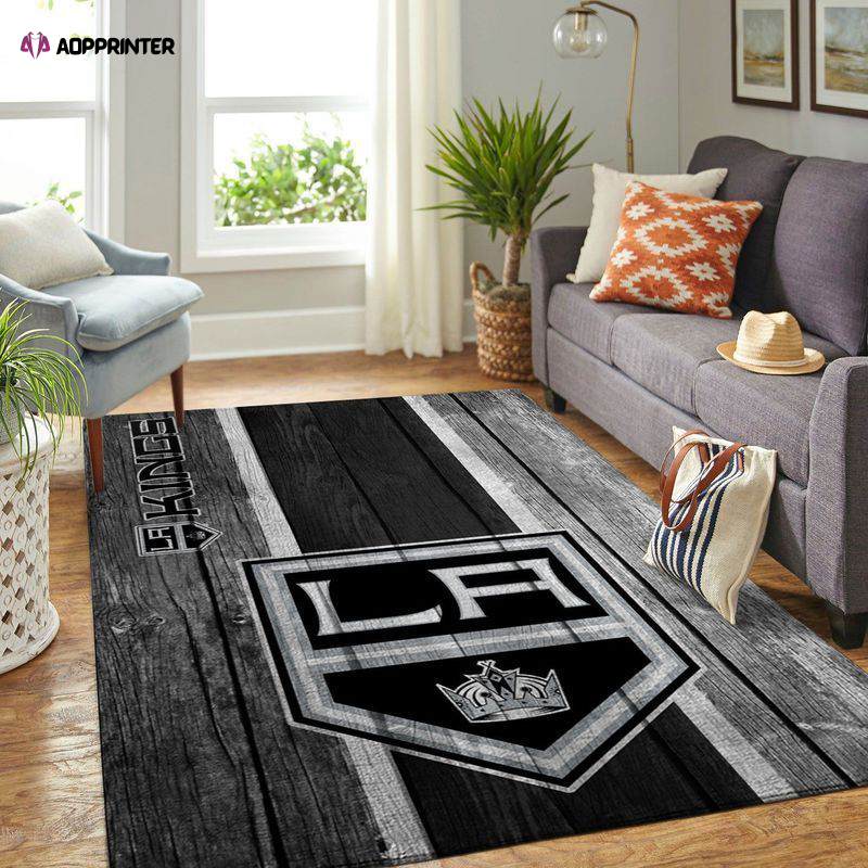 los angeles kings rug living room floor decor fan gifts 21