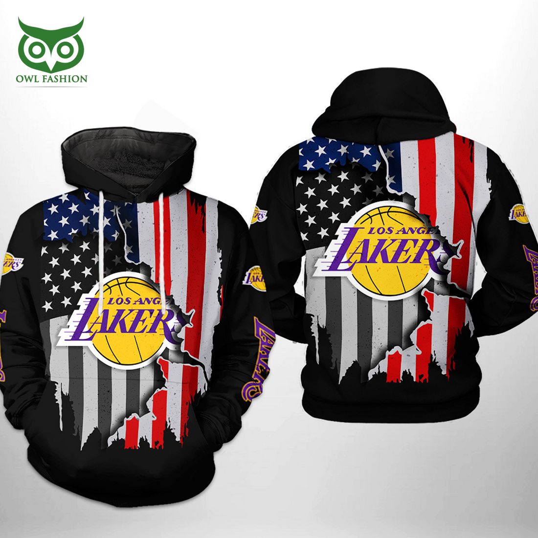 los angeles lakers nba us flag team 3d printed hoodie and zipper hoodie 1 Ps3mV