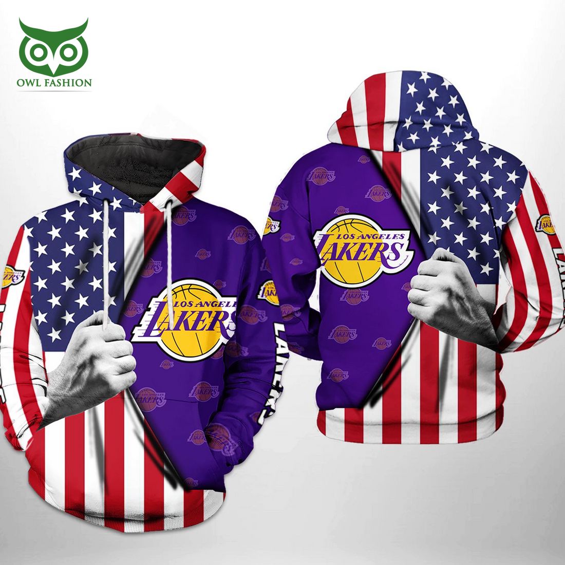 los angeles lakers nba us flag team 3d printed hoodie and zipper hoodie 1 gucnQ