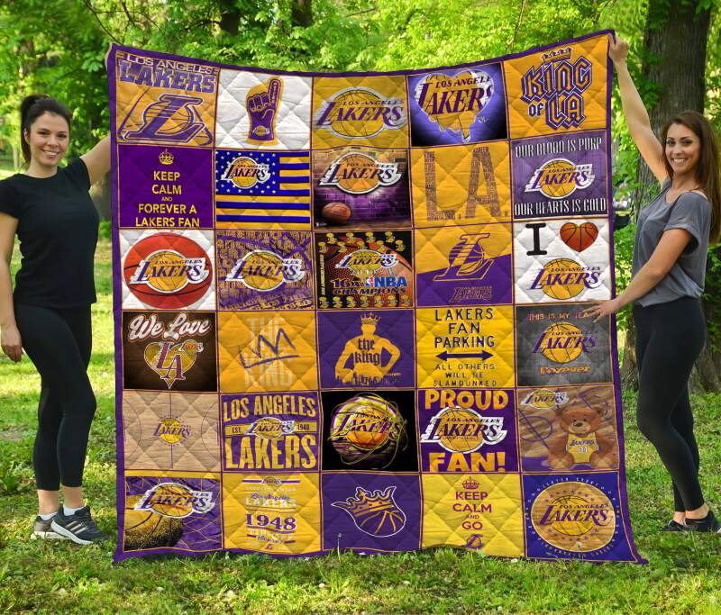 los angeles lakers quilt blanket ha1710 0