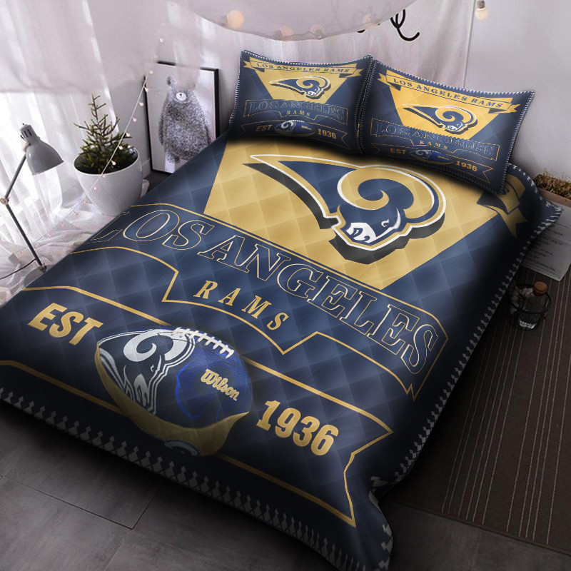 los angeles rams bedding set ufvwm