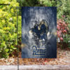 los angeles rams crack navy wall double sided printing garden flag home decor gifts 1