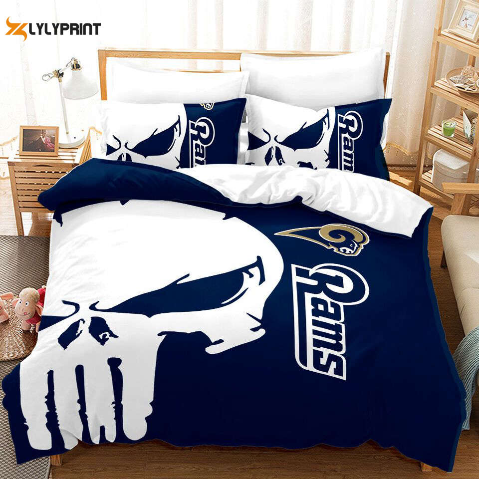 los angeles rams duvet cover bedding set bd420