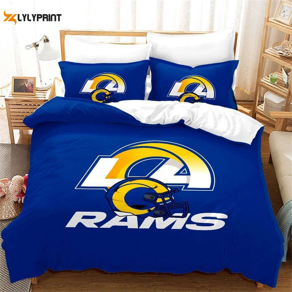 los angeles rams duvet cover bedding set bd421