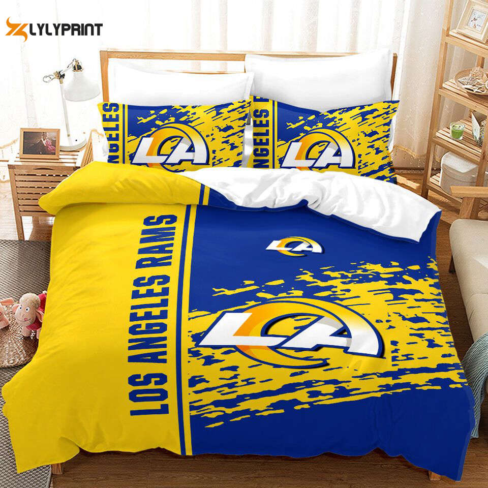 los angeles rams duvet cover bedding set bd422