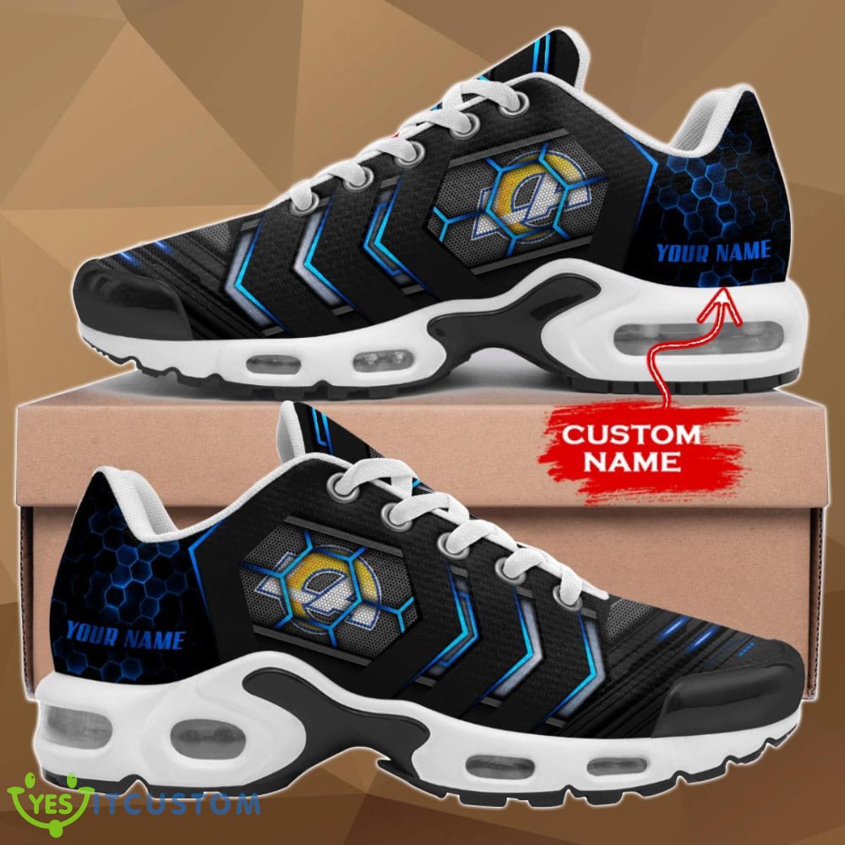 los angeles rams nfl air cushion sports shoes custom name for fans