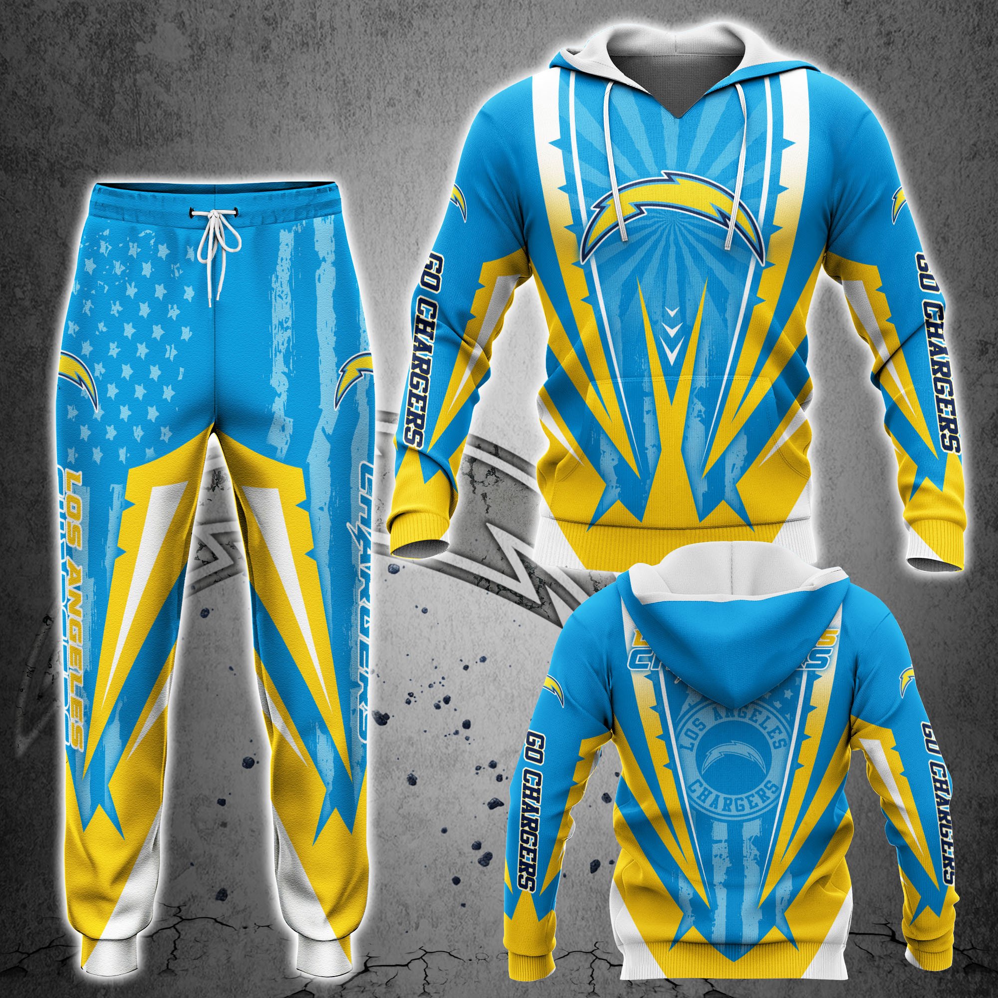 los angeles chargers nfl hoodie and jogger for sports enthusiasts na25472 o2kiooypuw