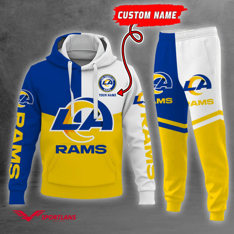 los angeles rams nfl personalized combo hoodie and jogger tmhj11611019 di8ts2dyp1