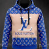 louis vuitton blue unisex hoodie for men women lv luxury brand clothing clothes outfit 20230919103048013