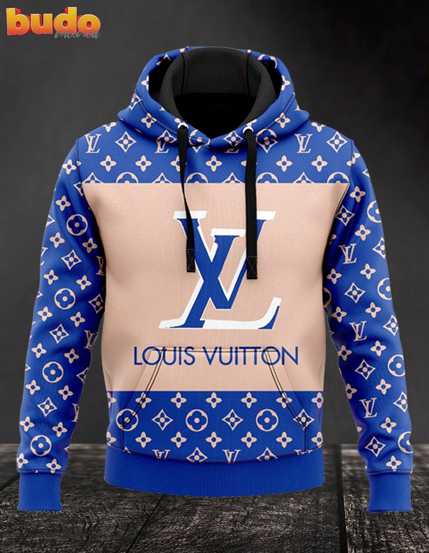 louis vuitton blue unisex hoodie for men women lv luxury brand clothing clothes outfit 20230919103048013