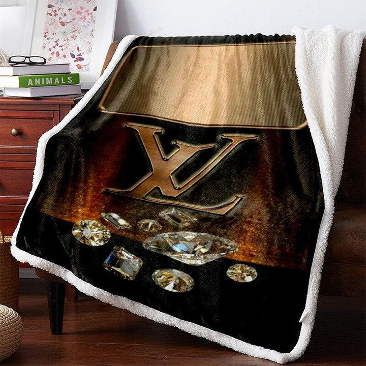 louis vuitton luxury fashion fleece blanket set 58 4siau