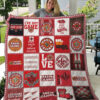 louisiana ragin cajuns quilt blanket for fans home decor gift 2