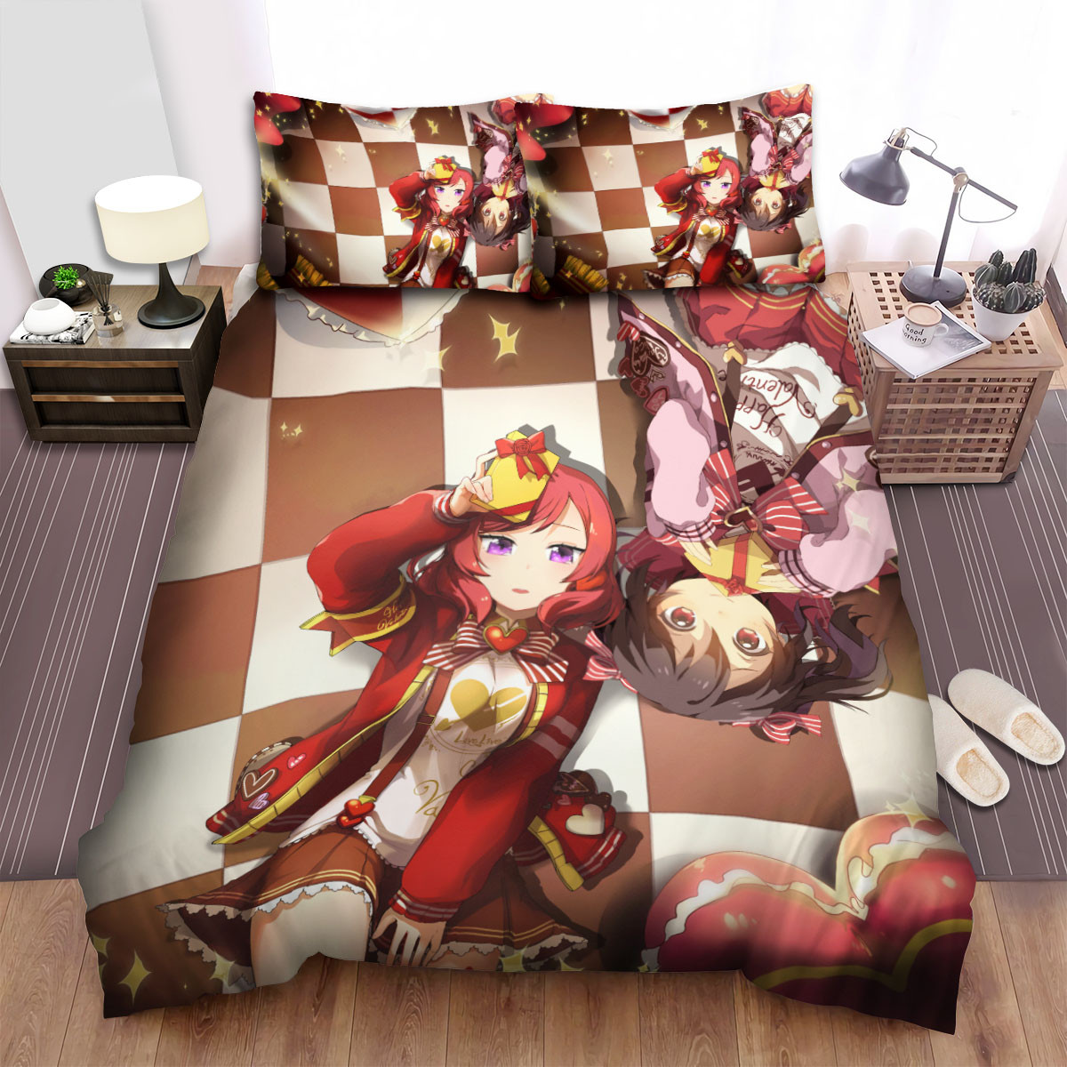 love live maki and nico bed sheets spread comforter duvet cover bedding sets 2bygg