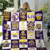 lsu tigers quilt blanket for fans home decor gift