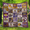 lsu tigers quilt blanket for fans home decor gift 2a 3