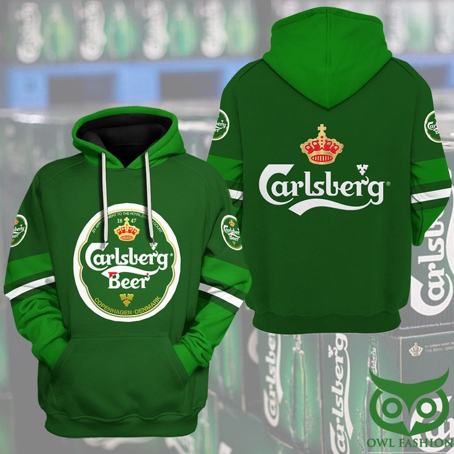 lzOoiQKp 73 Carlsberg Denmark Beer est 1847 3D Hoodie