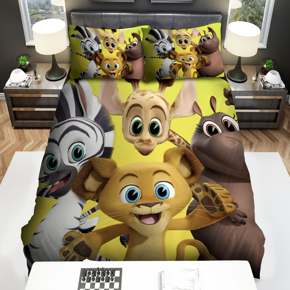 madagascar a little wild group photo bed sheets spread duvet cover bedding sets hgskc