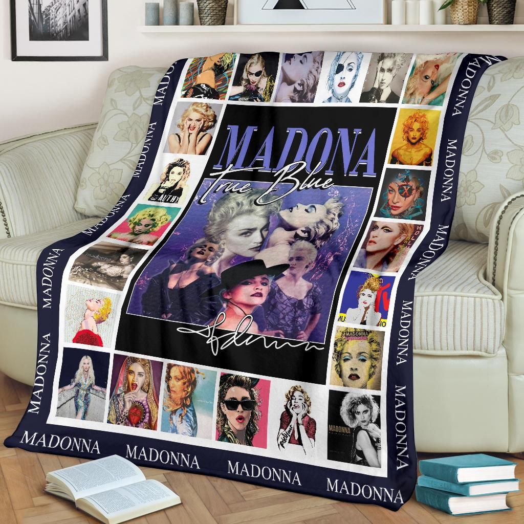 madona true blue signature blanket w8iqp