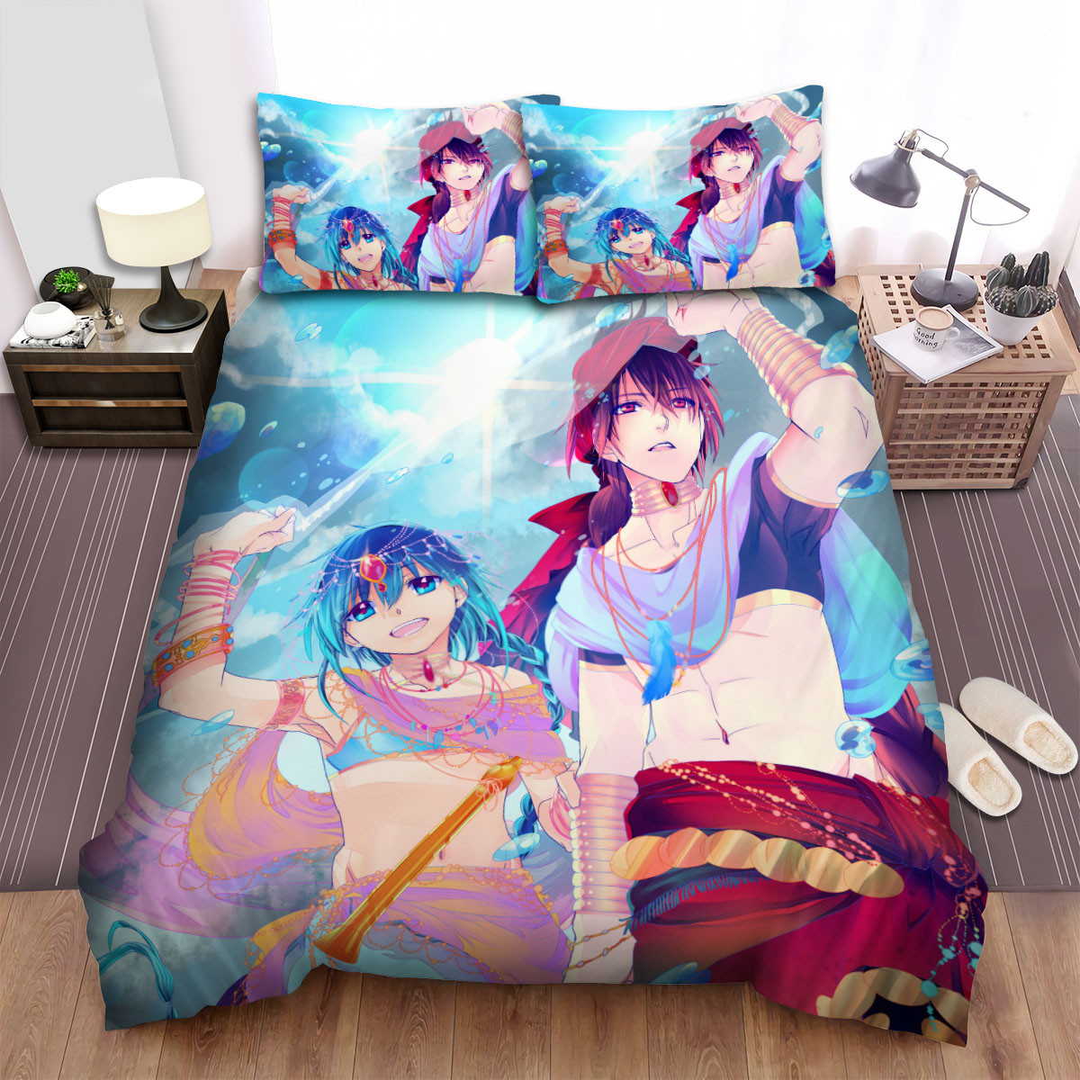 magi aladdin and judal under the sun bed sheets spread comforter duvet cover bedding sets i78sk