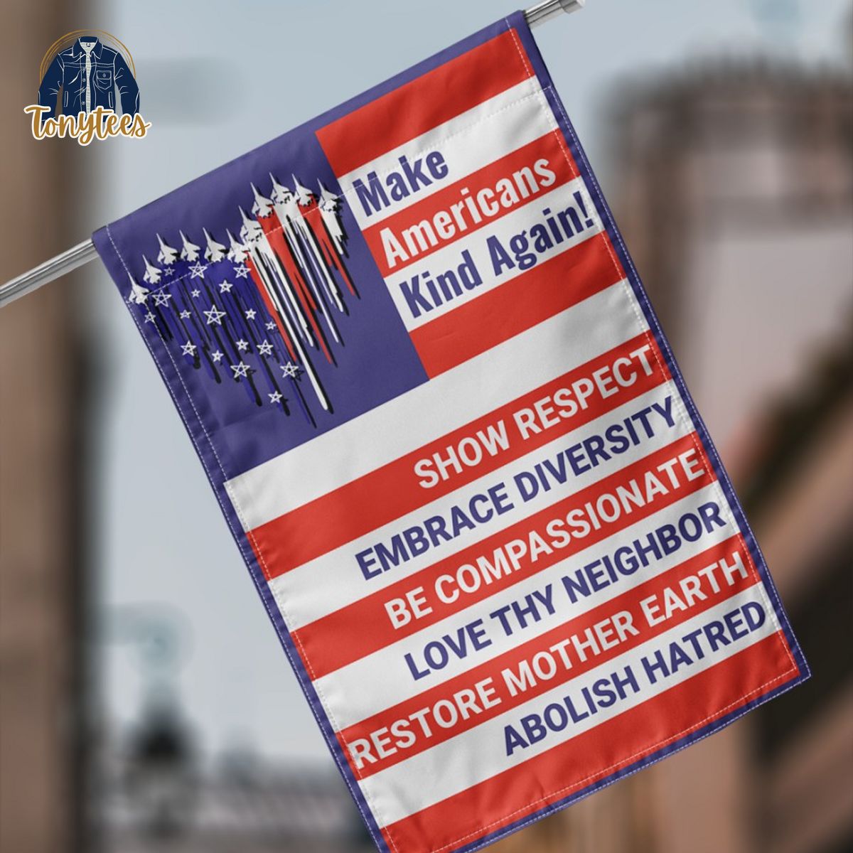 make americans kind again show respect embrace diversity flag 1 8elm9