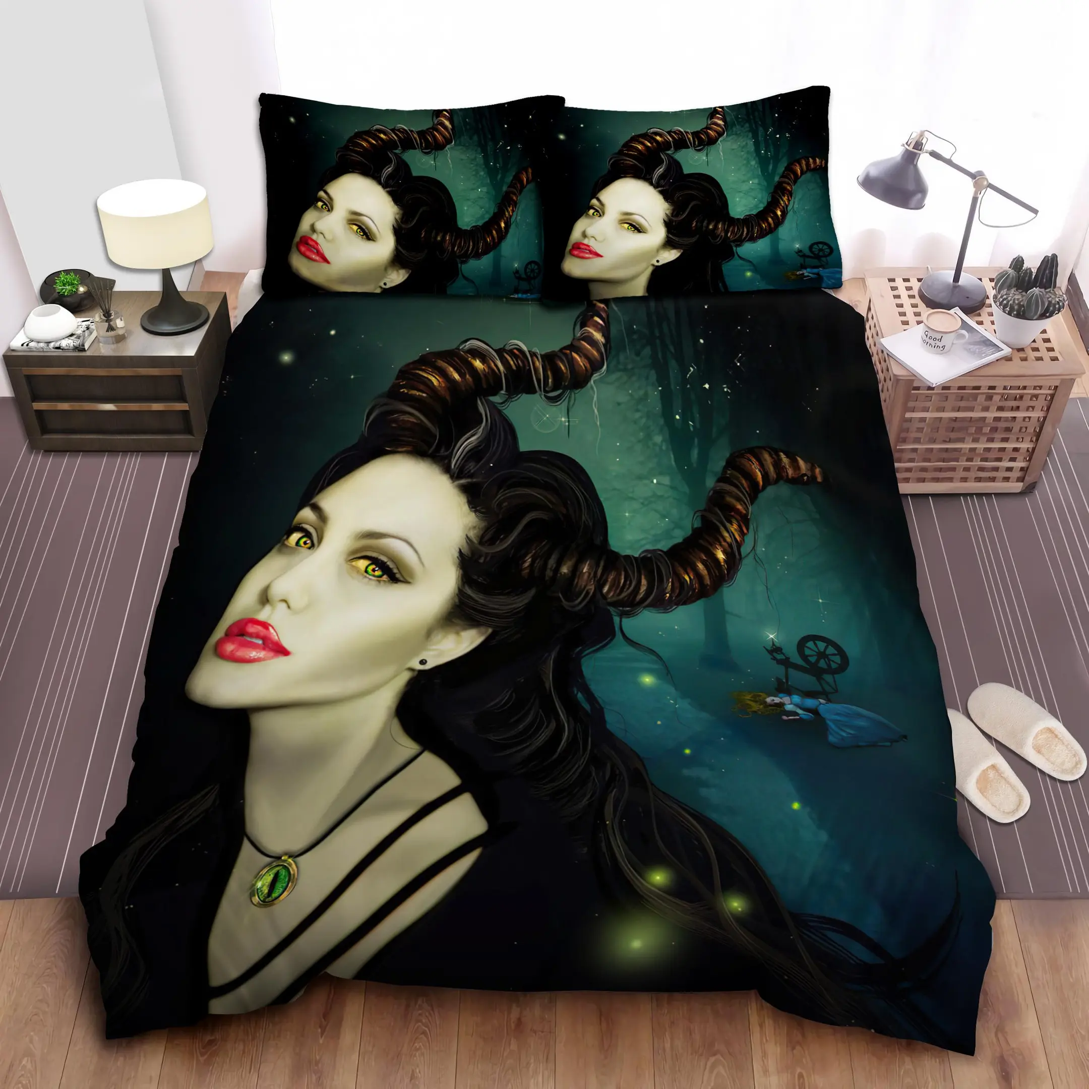 maleficent and dying aurora behind duvet cover bedroom sets comfortable bedding sets bfzvk