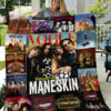 maneskin quilt blanket for fans home decor gift 1