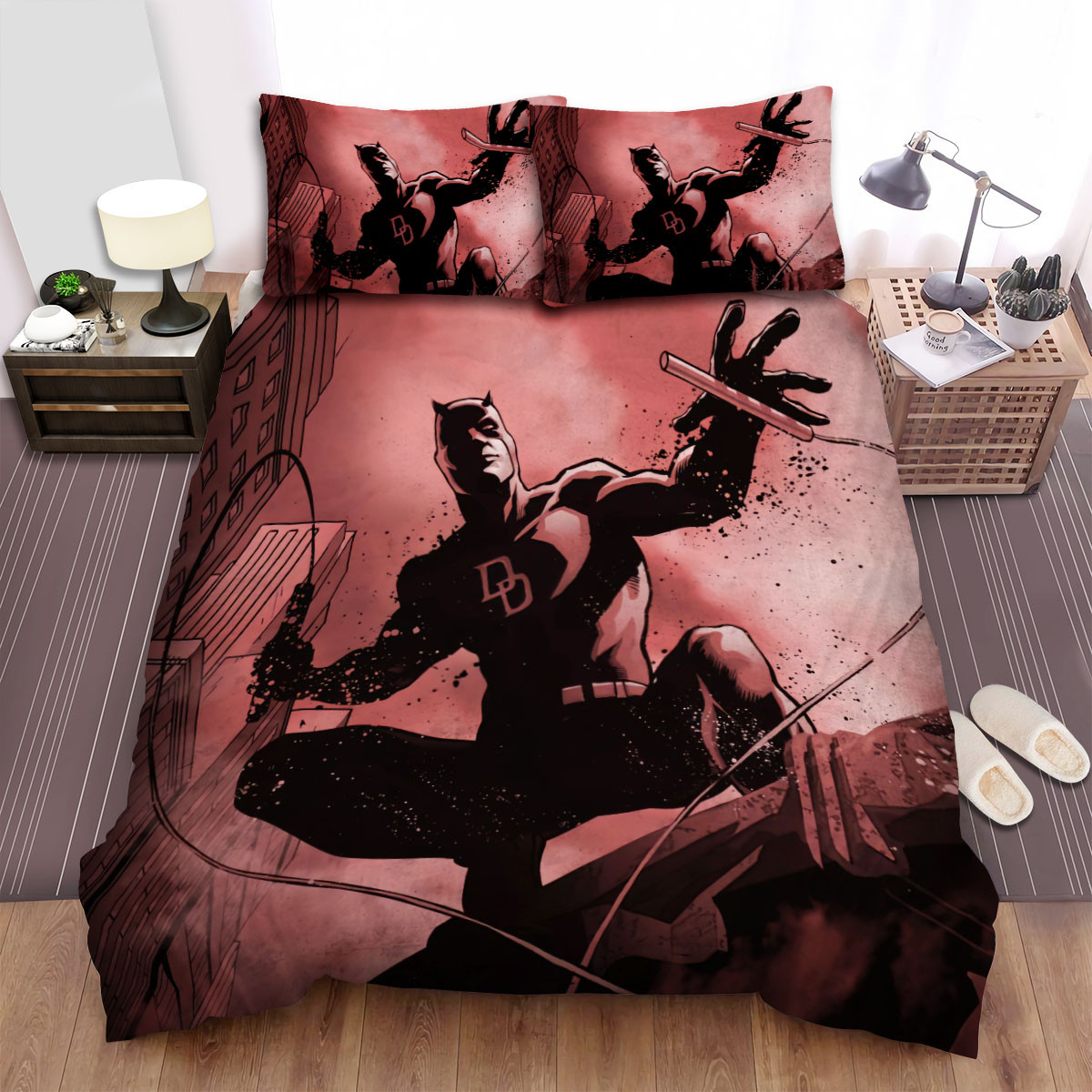 marvel dark edition daredevil duvet cover bedroom sets comfortable bedding sets vmrbe