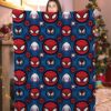 marvel spiderman fleece blanket blue bed sofa throw novelty gift xmas 1ittn