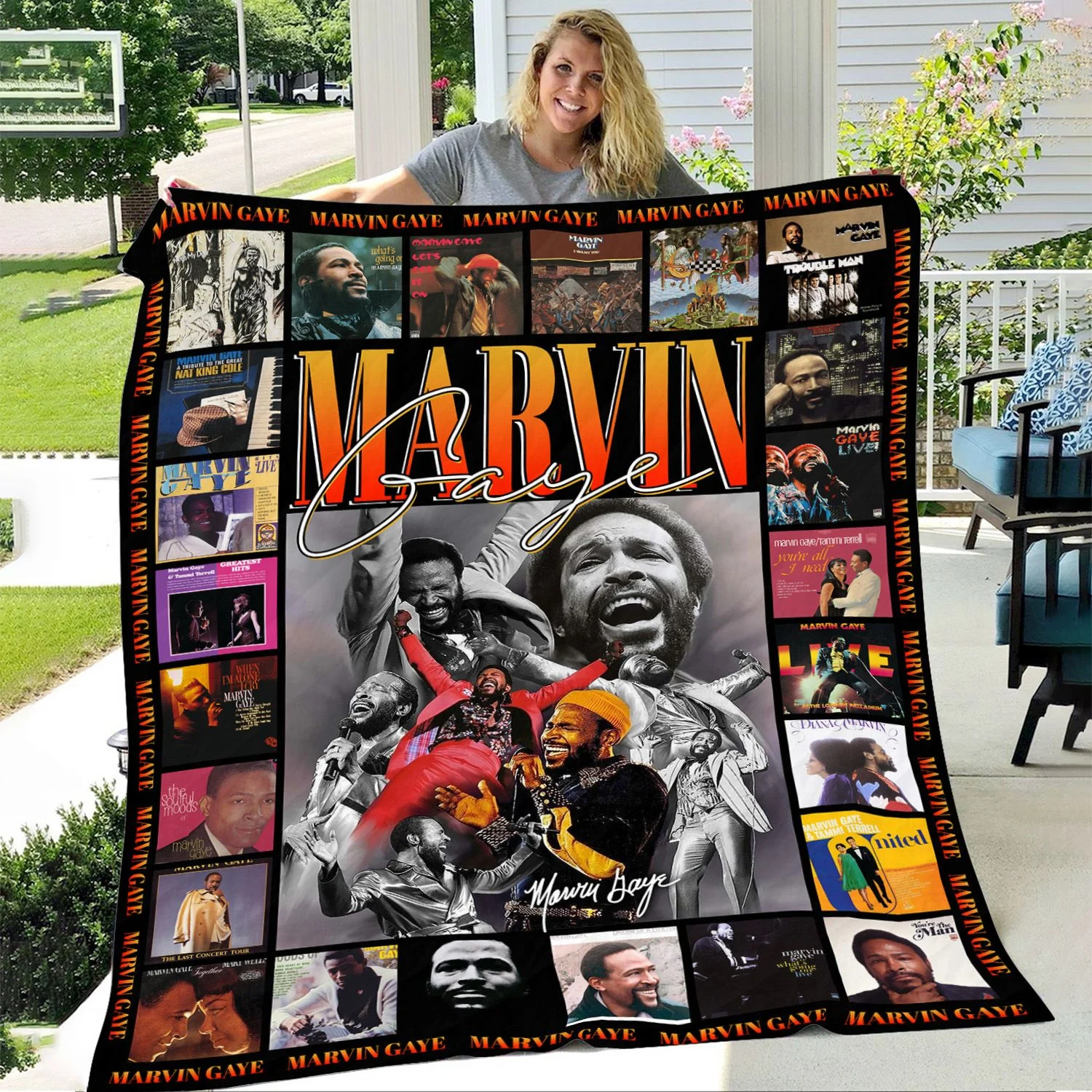 marvin gaye signature blanket muo1q