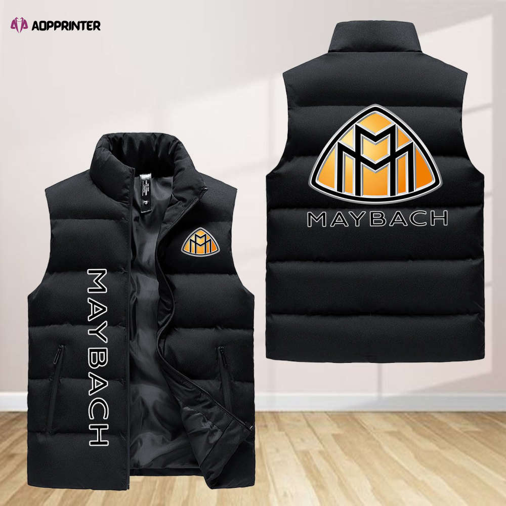 maybach sleeveless puffer jacket custom for fans spj0134