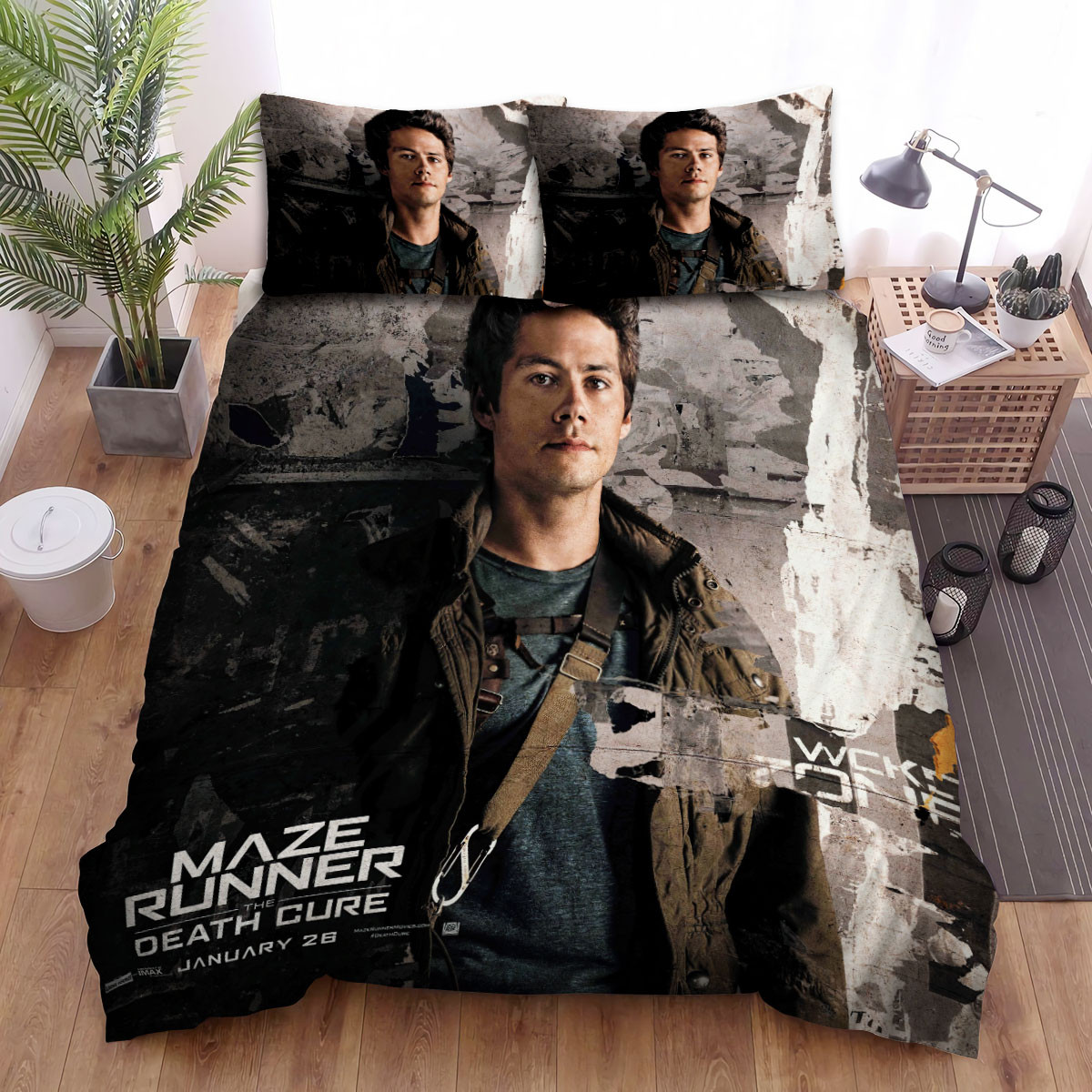 maze runner the death cure 2018 thomas poster bed sheets spread comforter duvet cover bedding sets mff9u