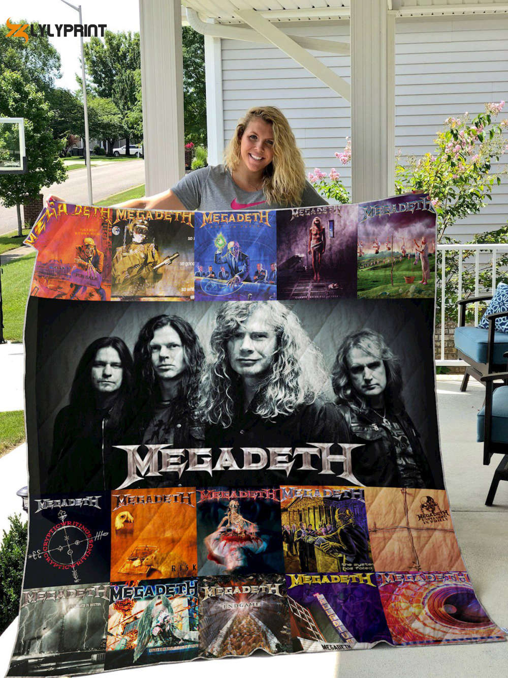 megadeth 1 quilt blanket