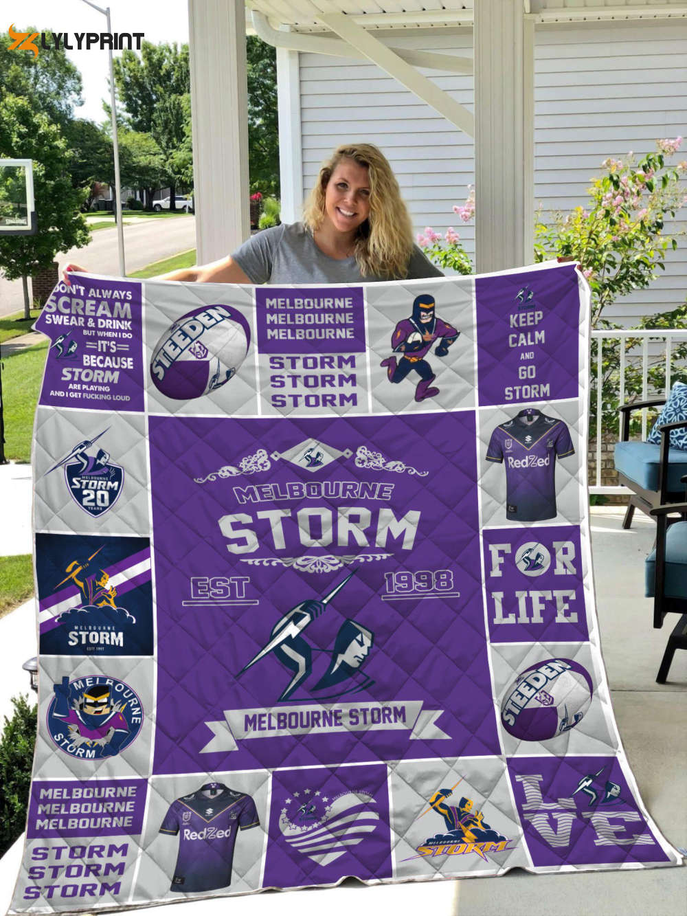 melbourne storm 2 quilt blanket 1