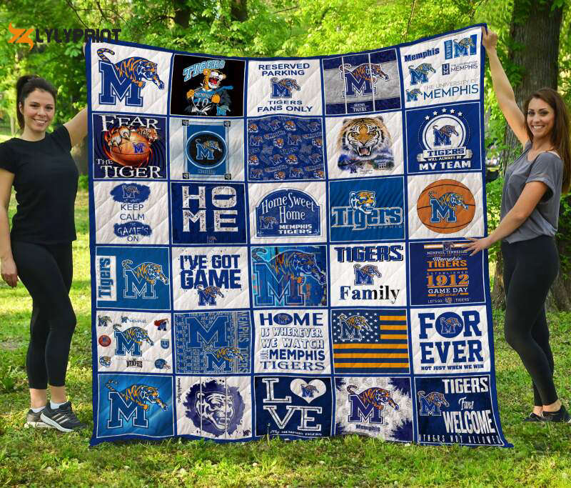 memphis tigers quilt blanket 2