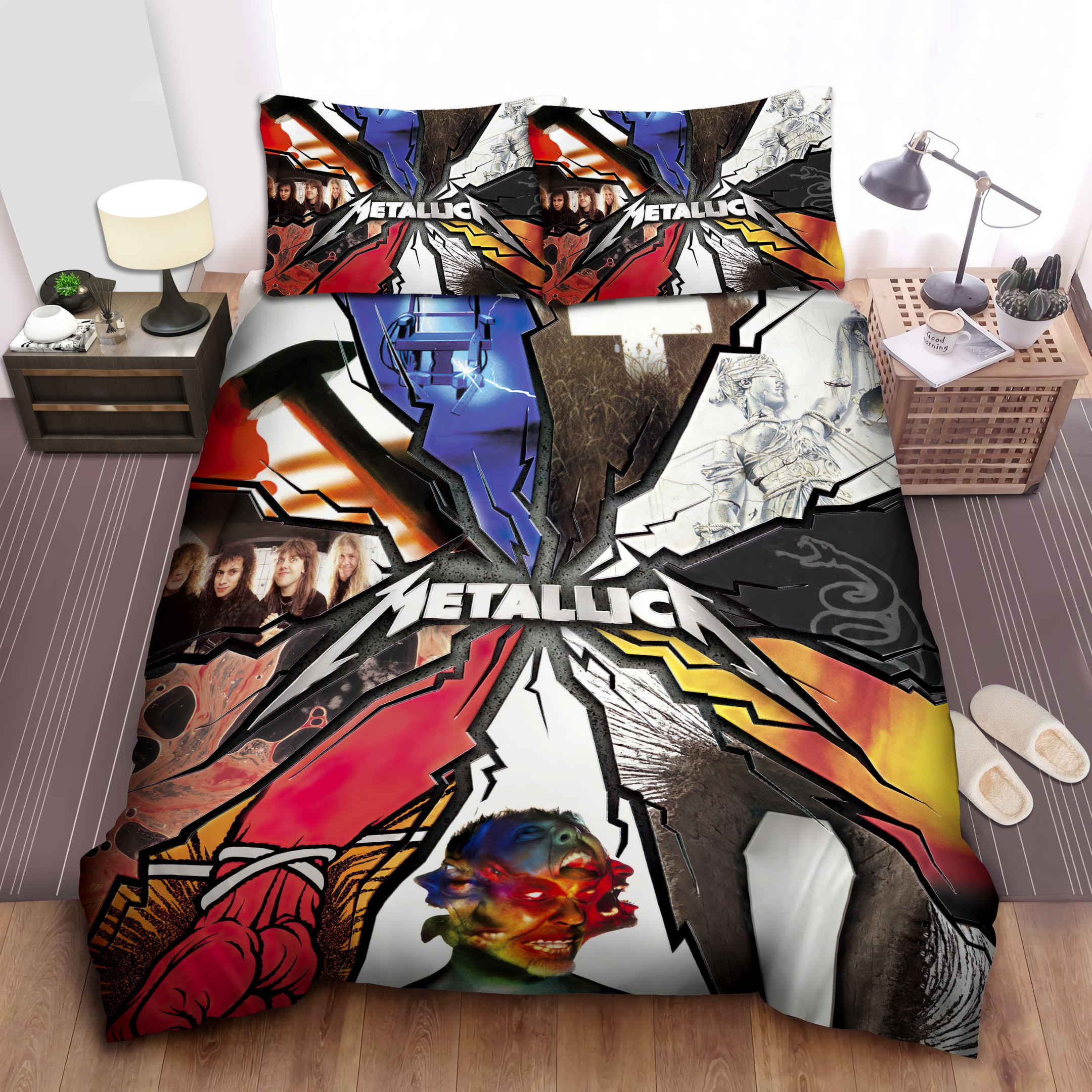 metallica albums covers collage duvet cover bedroom sets comfortable bedding sets 7jetx