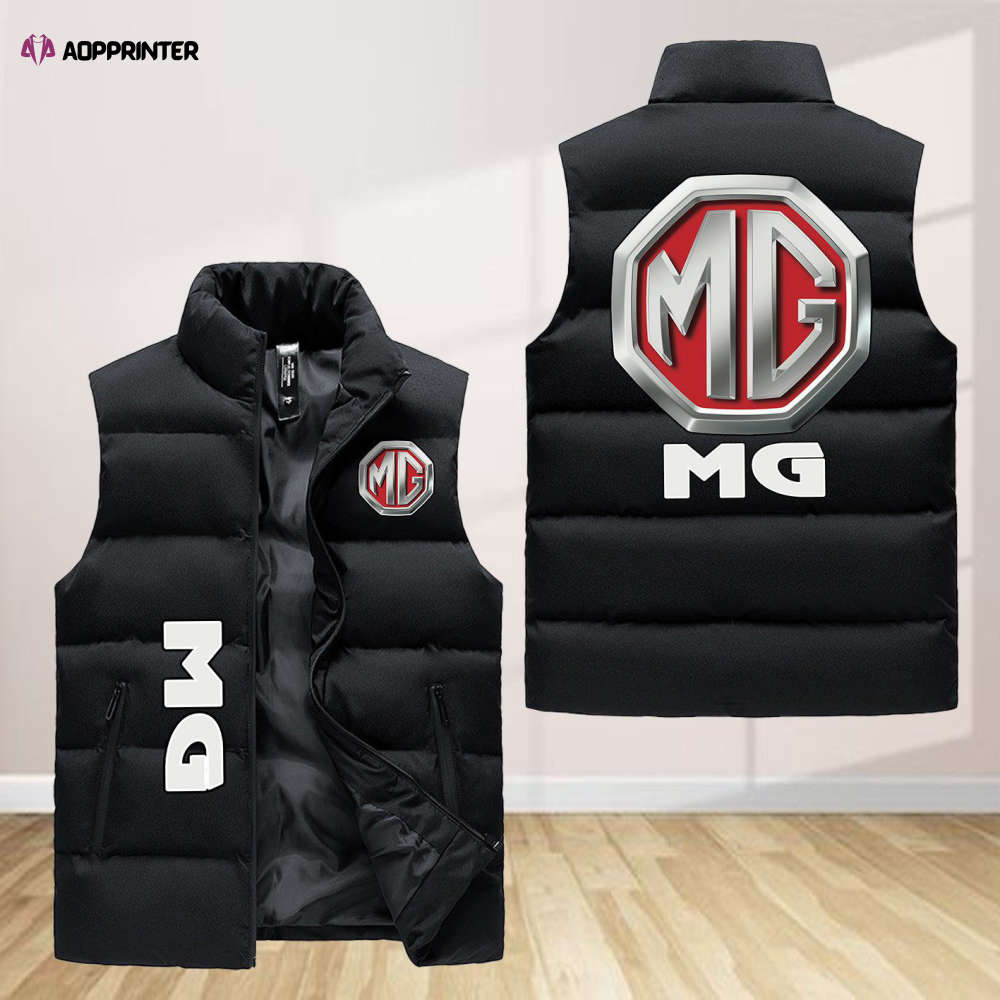 mg sleeveless puffer jacket custom for fans spj0130