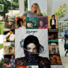 michael jackson 2 quilt blanket