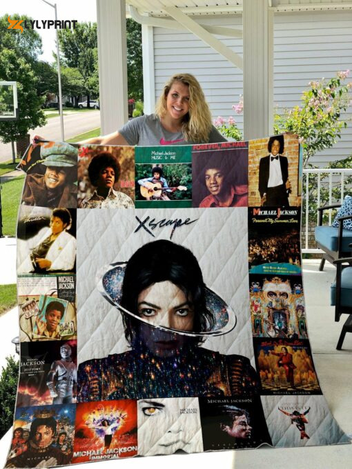 michael jackson 2 quilt blanket