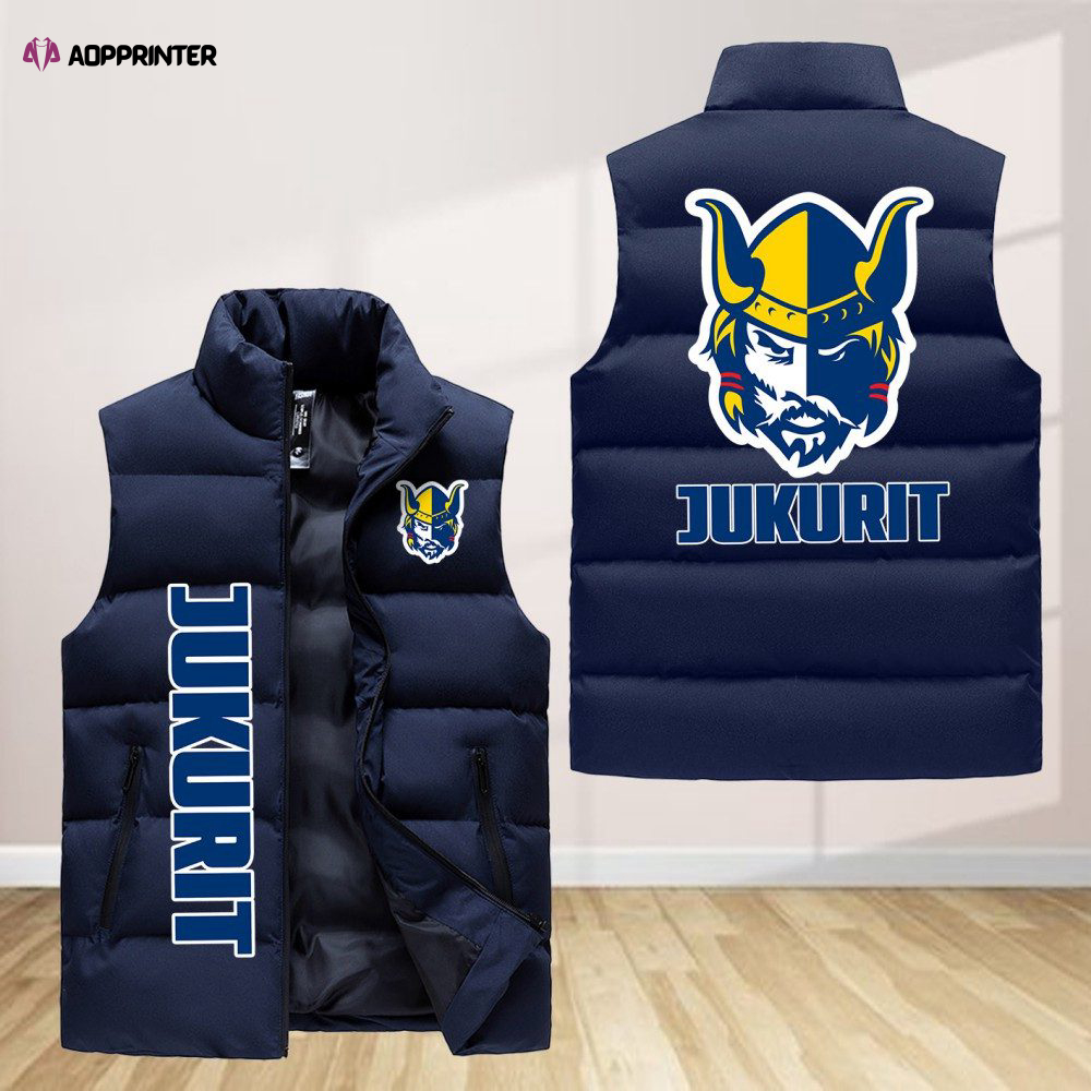 mikkelin jukurit sleeveless puffer jacket custom for fans spj0358