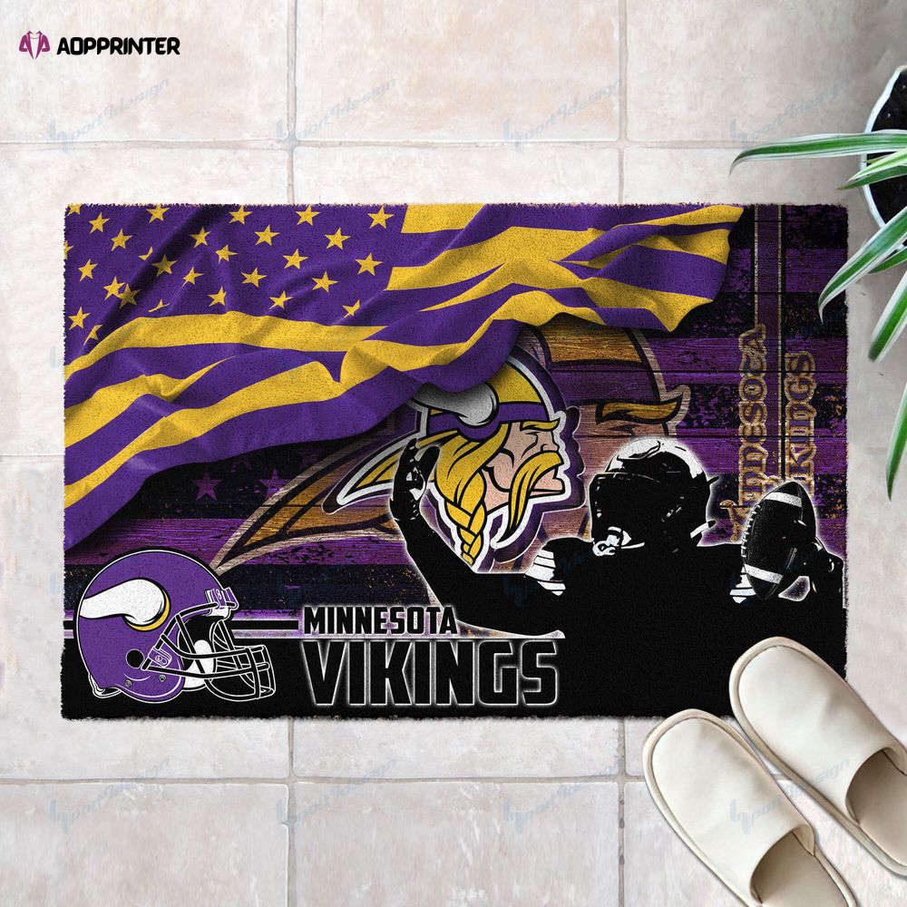 minnesota vikings doormat best gift for home decor 1 3