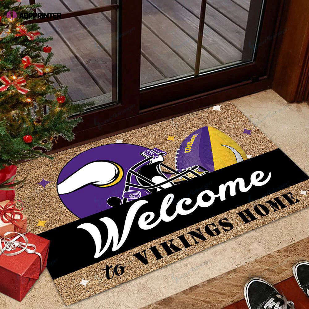 minnesota vikings doormat best gift for home decoration