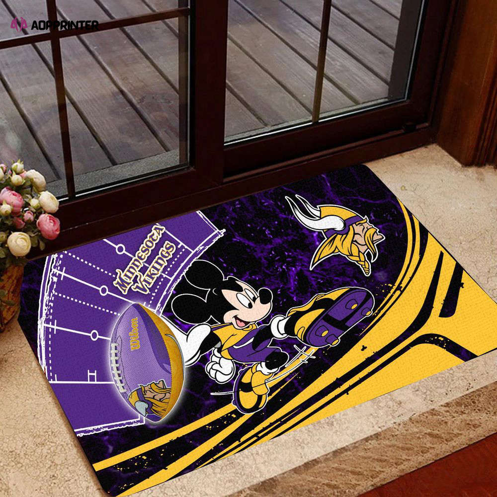 minnesota vikings doormat gift for home decor 1 1