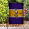 minnesota vikings emblem wooden texture double sided printing garden flag home decor gifts 1